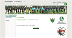 Desktop Screenshot of fussball.tus-sudweyhe.de